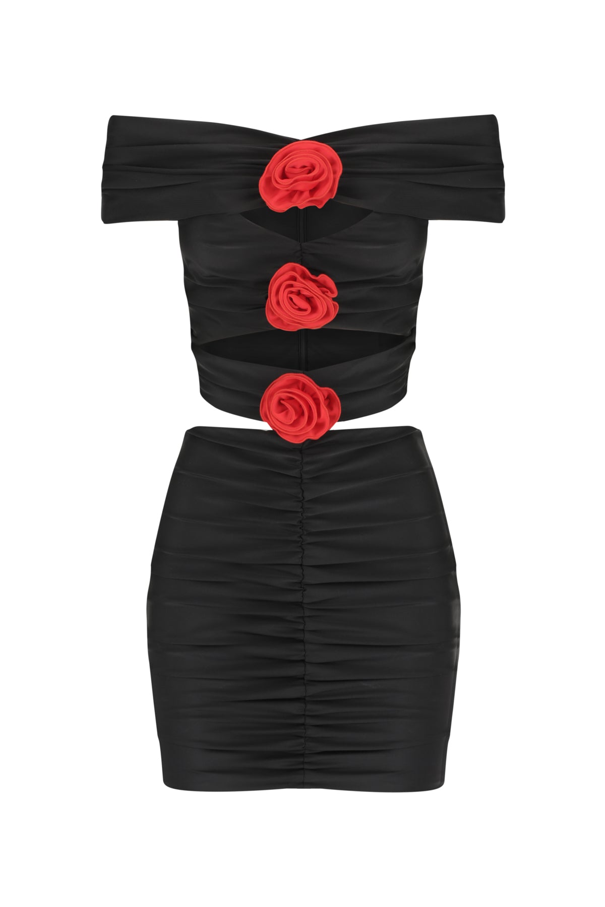 ALAIA MINI DRESS - BLACK