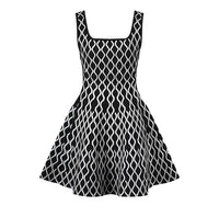 SOFIA KNIT DRESS - BLACK - Lani Lou Brand